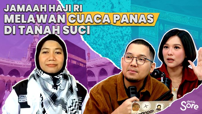 Jamaah Haji RI Melawan Cuaca Panas di Tanah Suci
