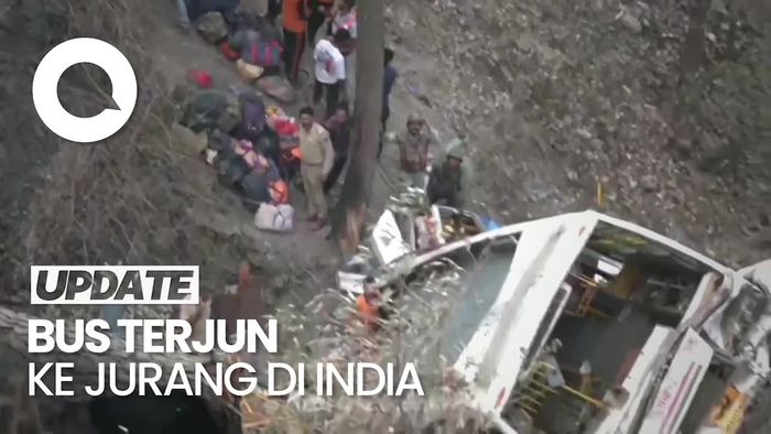 Bus Rombongan Peziarah Terjun ke Jurang di India, 15 Tewas