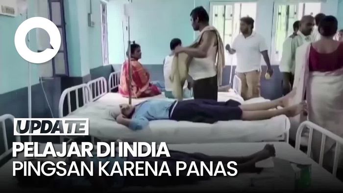 Panas Ekstrem di India Bikin Sejumlah Pelajar Pingsan!