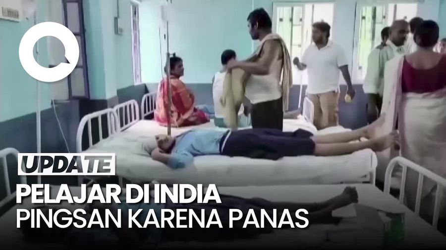 Panas Ekstrem di India Bikin Sejumlah Pelajar Pingsan!