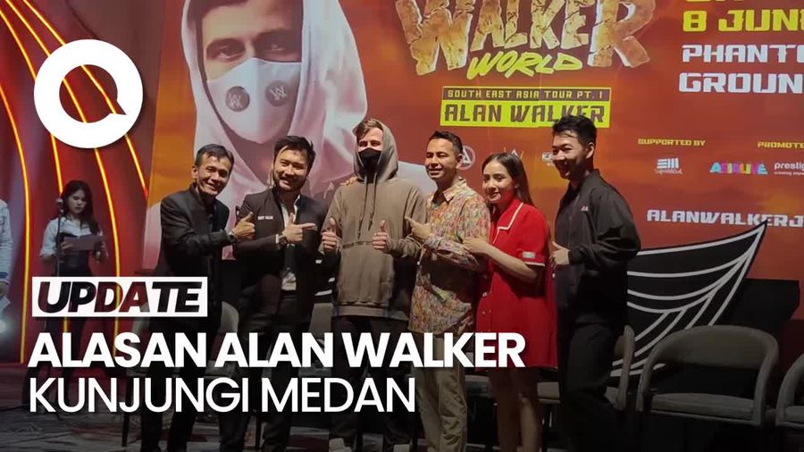 Cerita Alan Walker Kunjungi Guru dan Murid Viral di Medan