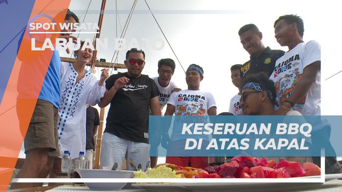 Menikmati Suasana Sora Seru-seruan di Atas Kapal Sambil Barbequean, Labuan Bajo