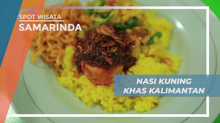 Santap Lezat Nasi Kuning Khas Kalimantan di Jalan Lambung Mangkurat Samarinda