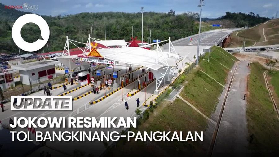 Jokowi Resmikan Ruas Jalan Tol Bangkinang-Pangkalan Riau Senilai Rp 4,8 T