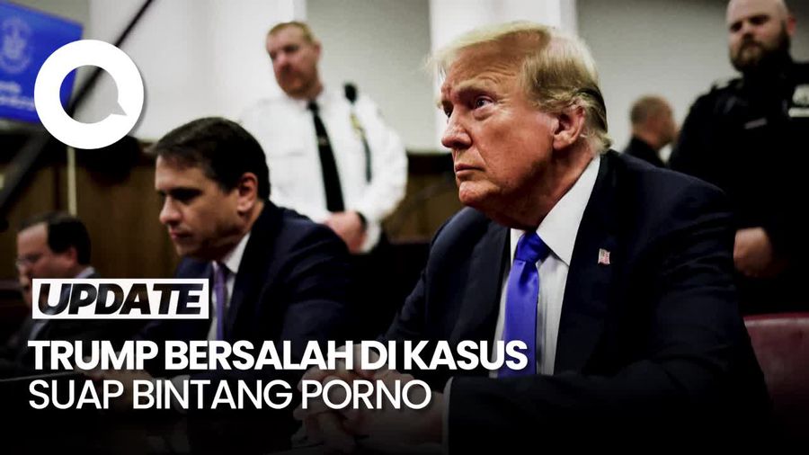 Dinyatakan Bersalah di Kasus Suap Bintang Porno, Trump: Memalukan!