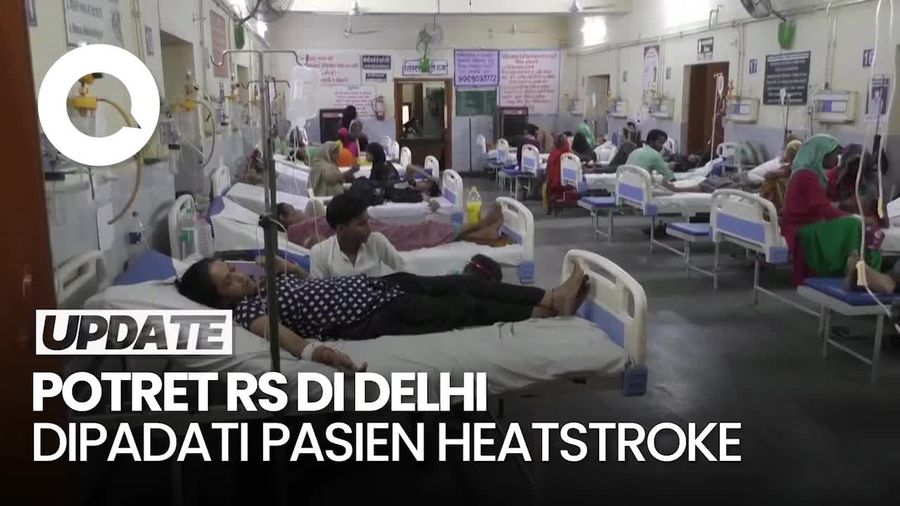 RS di Delhi Alami Lonjakan Pasien Imbas Cuaca Panas Ekstrem