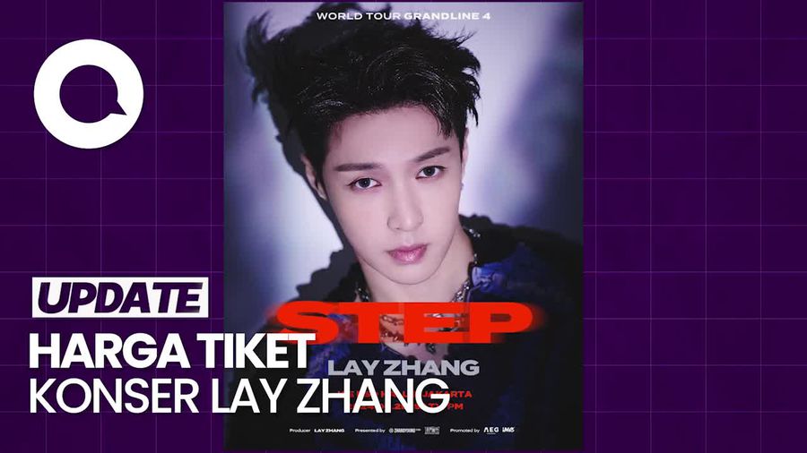 Intip Harga Tiket dan Seat Plan Konser LAY ZHANG di Jakarta