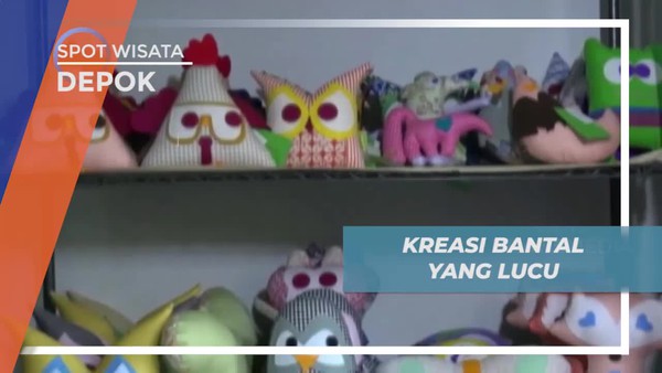 Bantal Berbahan Lembut Dengan Kreasi Bentuk Hewan Lucu, Depok 