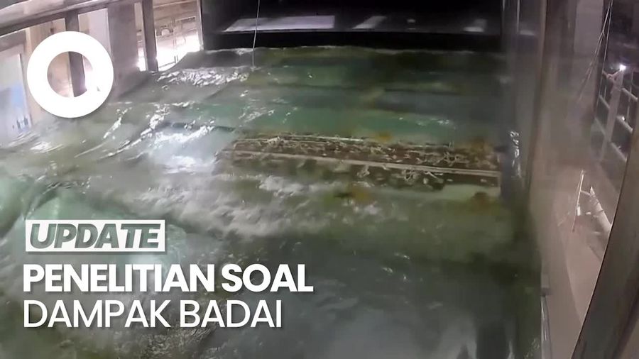 Peneliti Pelajari Dampak Badai dengan Tangki Simulasi