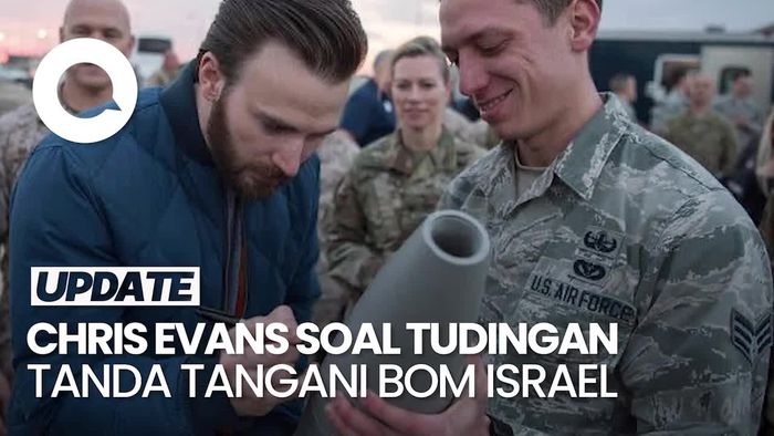 Klarifikasi Chris Evans soal Foto Dirinya Disebut Tanda Tangani Bom Israel