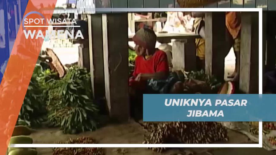 Jibama, Pasar Terbesar di Kota Wamena Papua