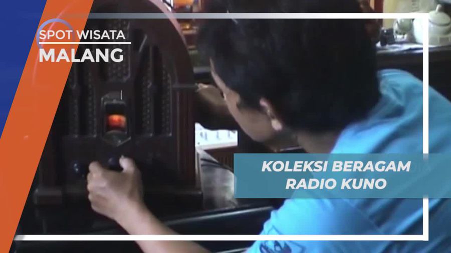 Melihat Aneka Koleksi Radio Kuno di Kota Malang 