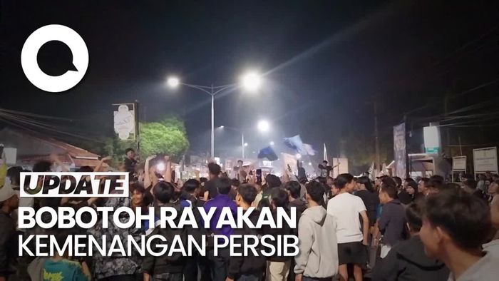 Sorak Gembira Bobotoh di Majalengka Rayakan Kemenangan Persib Bandung