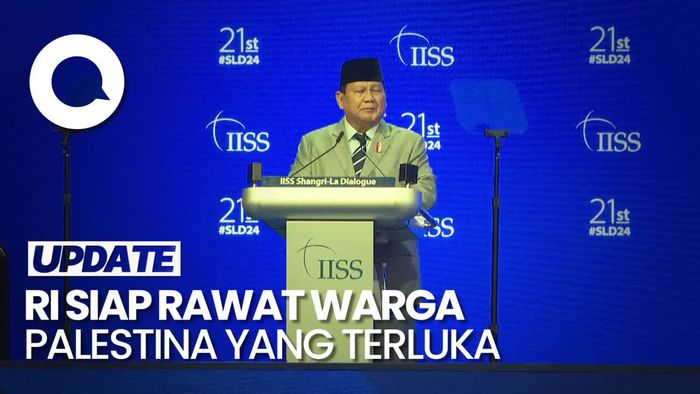 Prabowo: Indonesia Siap Evakuasi-Rawat Warga Palestina yang Terluka