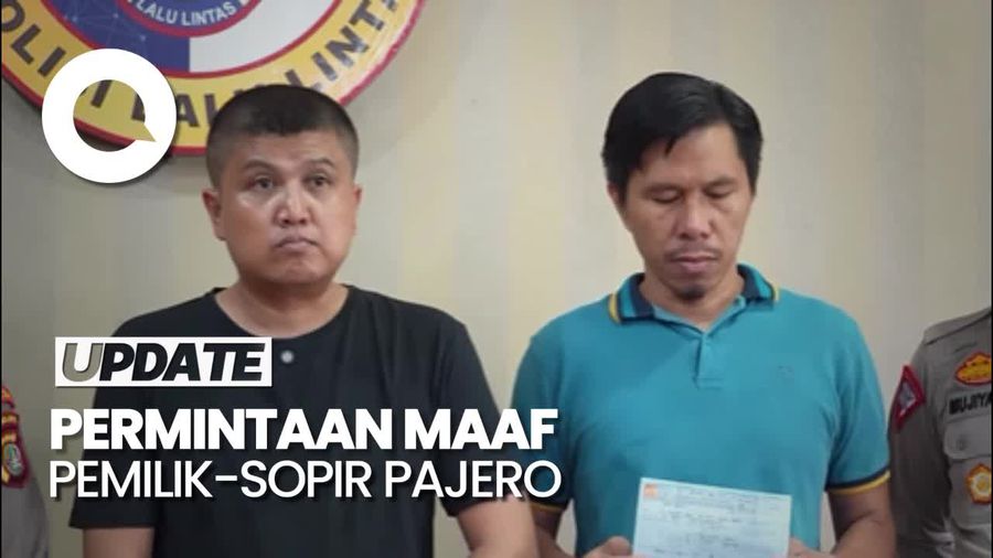 Pemilik-Sopir Pajero Pelat Palsu yang Dikejar Polisi Minta Maaf