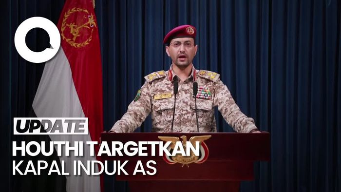 Operasi Houthi di Laut Merah, Kapal Induk AS Salah Satu Sasarannya