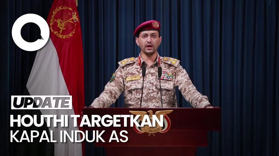Operasi Houthi di Laut Merah, Kapal Induk AS Salah Satu Sasarannya