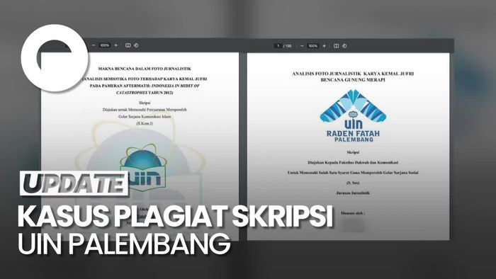 Plagiat Skripsi Diduga Mahasiswa UIN Palembang Viral Lagi di Medsos