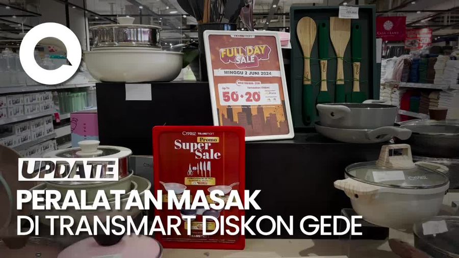 Panci dan Piring Cantik Diskon Gede-gedean di Transmart Full Day Sale