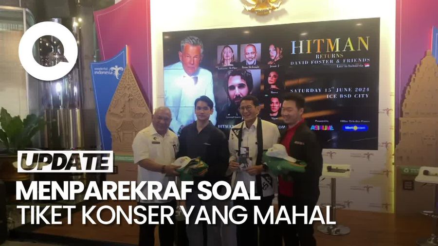 Respons Sandiaga soal Harga Tiket Konser di Indonesia Dinilai Mahal