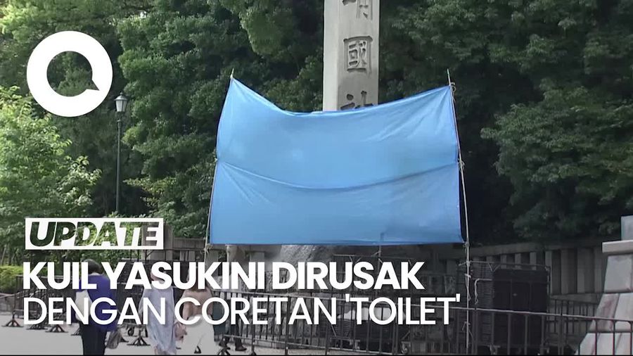 Coretan Toilet di Kuil Yasukuni Jepang Kini Dibersihkan