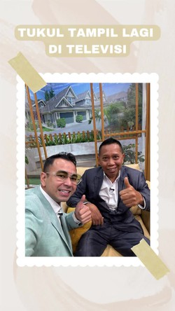 Momen Perdana Tukul Arwana Tampil di Acara Televisi