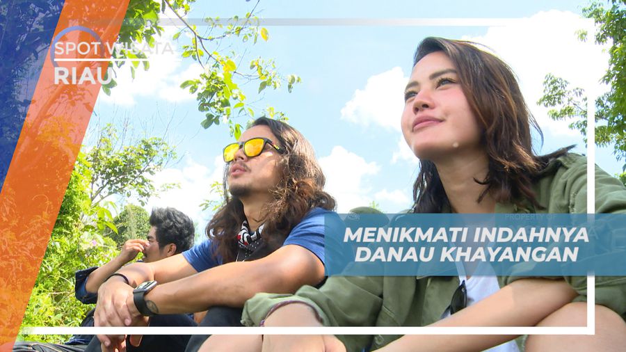 Melepas Lelah Sambil Menikmati Pesona Keindahan Danau Khayangan, Riau