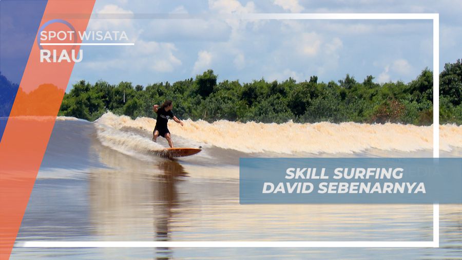 Menikmati Keseruan Taklukkan Ombak Bono dengan Papan Seluncur, Riau