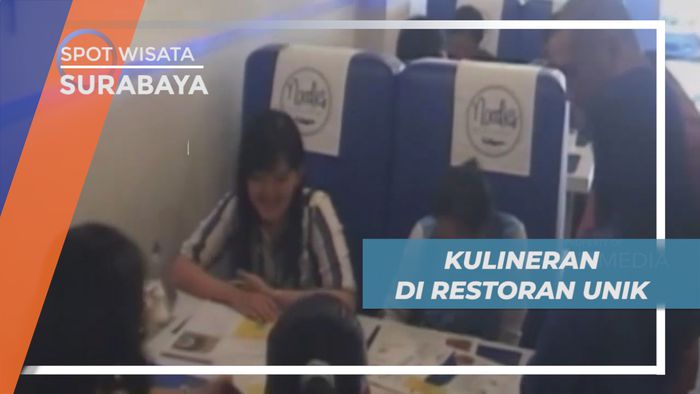 Menyantap Menu Lezat di Resto Unik Berkonsep kabin Pesawat Terbang, Surabaya