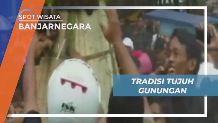 Meriahnya Tradisi Berebut 7 Gunungan Hasil Bumi yang Digelar Warga Banjarnegara