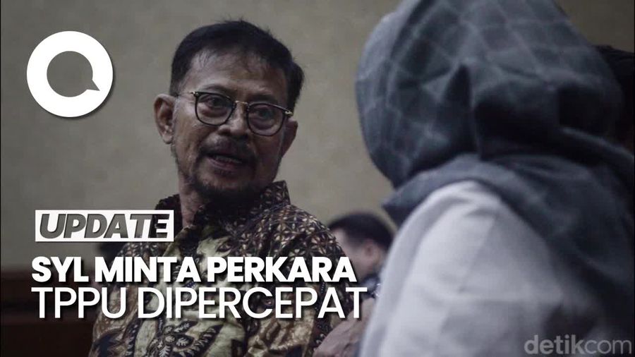 SYL Minta Perkara TPPU Tak Ditunda: Umur Saya 70 Tahun, Makin Kurus