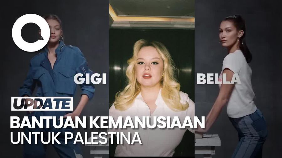 Gigi Hadid-Nicola Coughlan Salurkan Bantuan untuk Palestina