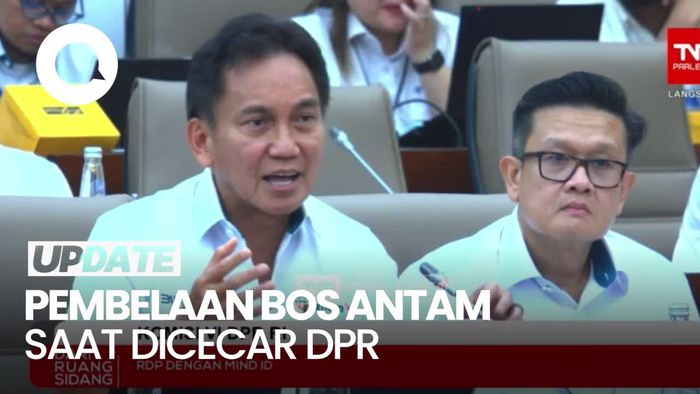 Bos Antam Dicecar DPR soal Heboh Pelabelan Ilegal Emas 109 Ton