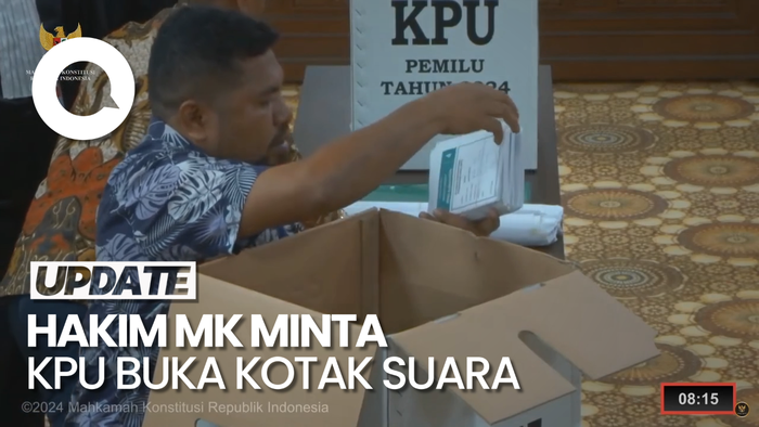 Momen Hakim MK Minta KPU Buka Kotak Suara di Sidang Pileg: Kejadian Langka