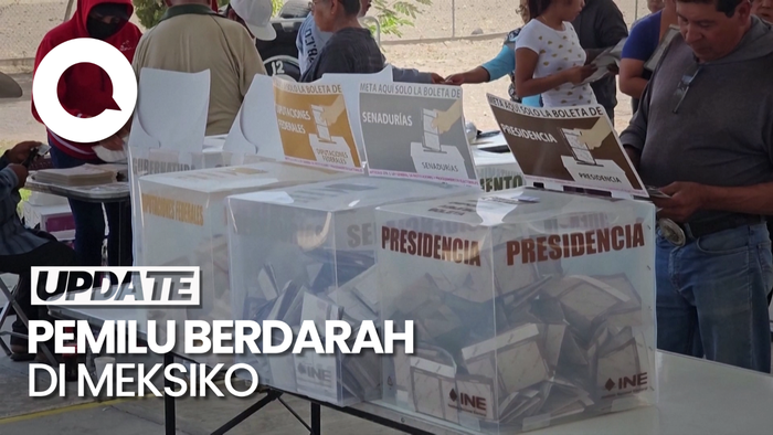 Pemilu Meksiko Diwarnai Pencurian Kotak Suara dan Baku Tembak