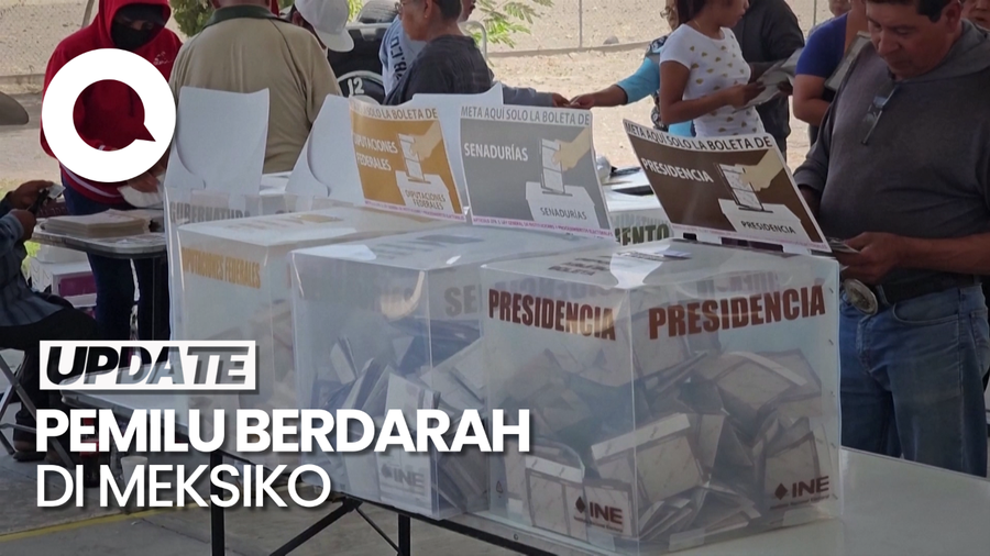 Pemilu Meksiko Diwarnai Pencurian Kotak Suara dan Baku Tembak