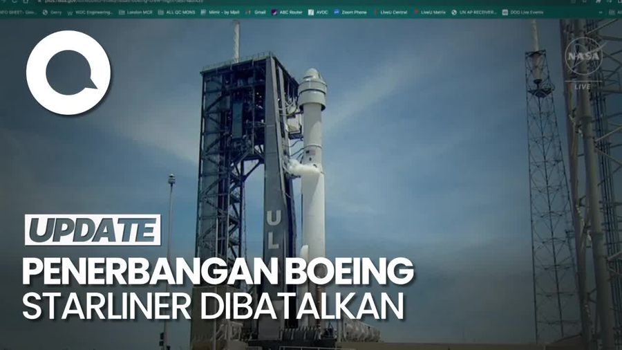 Momen Penerbangan Roket Boeing Starliner Dibatalkan