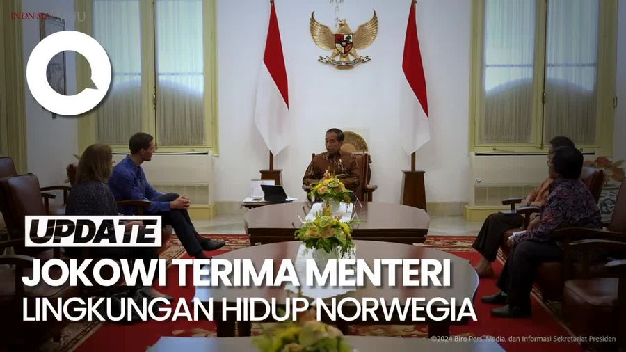 Jokowi Terima Menteri Lingkungan Hidup Norwegia, Bahas Iklim-Sawit