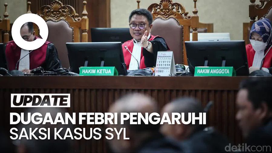 Kala Hakim Cecar Febri soal Dugaan Pengaruhi Saksi Kasus SYL