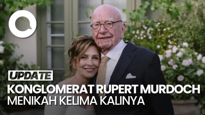 Bos News Corp Rupert Murdoch Menikah Lagi di Usia 93 Tahun