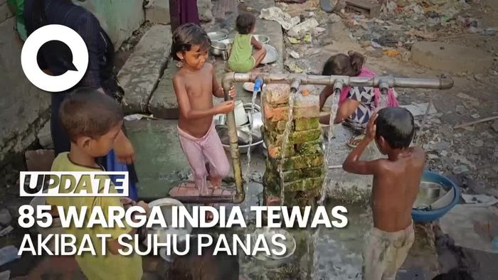  India Mendidih! Suhu Capai 52 Derajat Celsius, 85 Orang Tewas