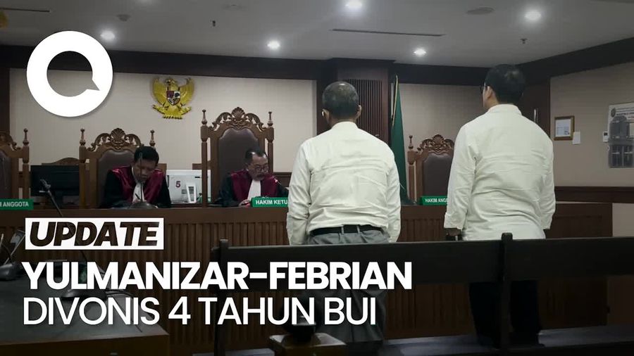 2 Eks Pegawai Pajak Yulmanizar-Febrian Divonis 4 Tahun Bui di Kasus Korupsi