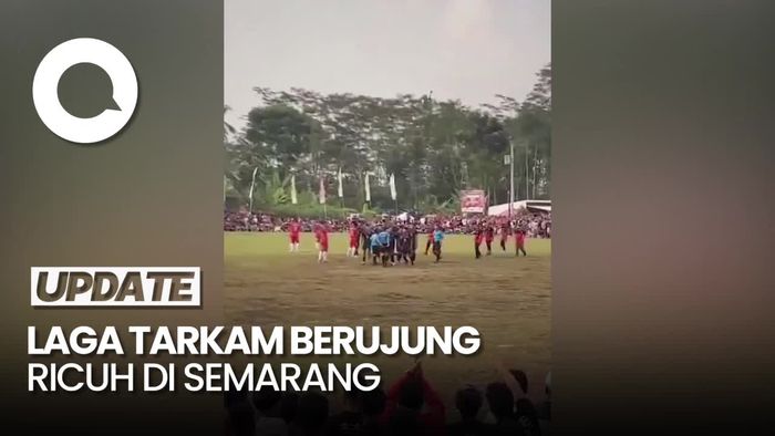 Detik-detik Wasit Piala Bupati Semarang Dikeroyok hingga Masuk RS