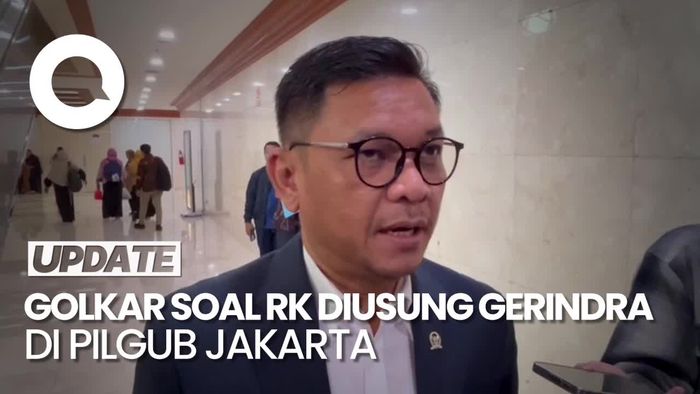 Respons Golkar soal Gerindra Beri Rekomendasi RK Maju Pilgub Jakarta