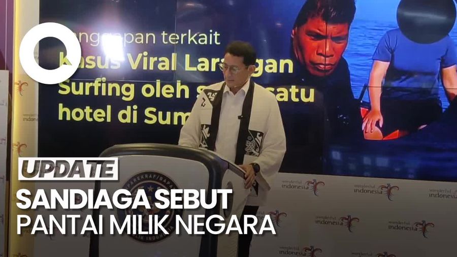 Viral Wisatawan Dilarang Surfing di Sumba, Ini Tanggapan Sandiaga