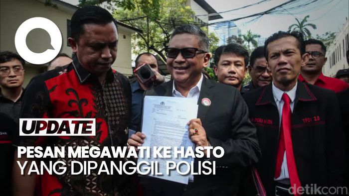 Hasto Sudah Lapor soal Pemeriksaan di Polda Metro Jaya ke Megawati