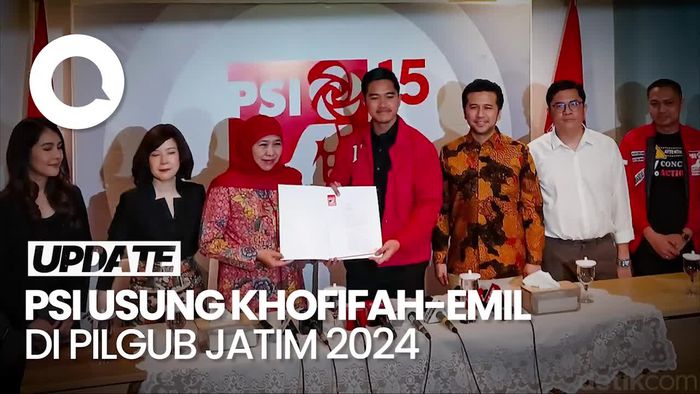 PSI Usung Khofifah-Emil di Pilgub Jatim, Kaesang Kasih Surat Rekomendasi