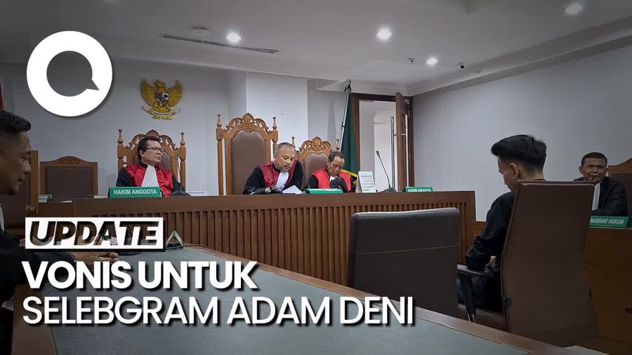 Adam Deni Divonis 6 Bulan Bui Buntut Fitnah Ahmad Sahroni