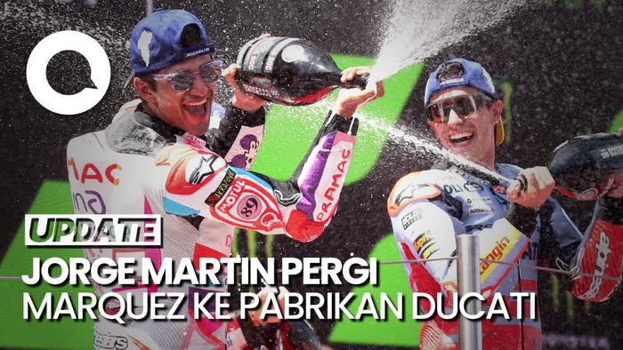Plot Twist! Gertakan Marquez Bikin Ducati Buang Martin ke Aprilia