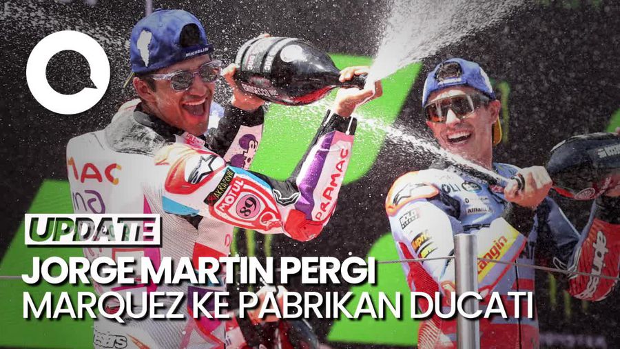 Plot Twist! Gertakan Marquez Bikin Ducati Buang Martin ke Aprilia